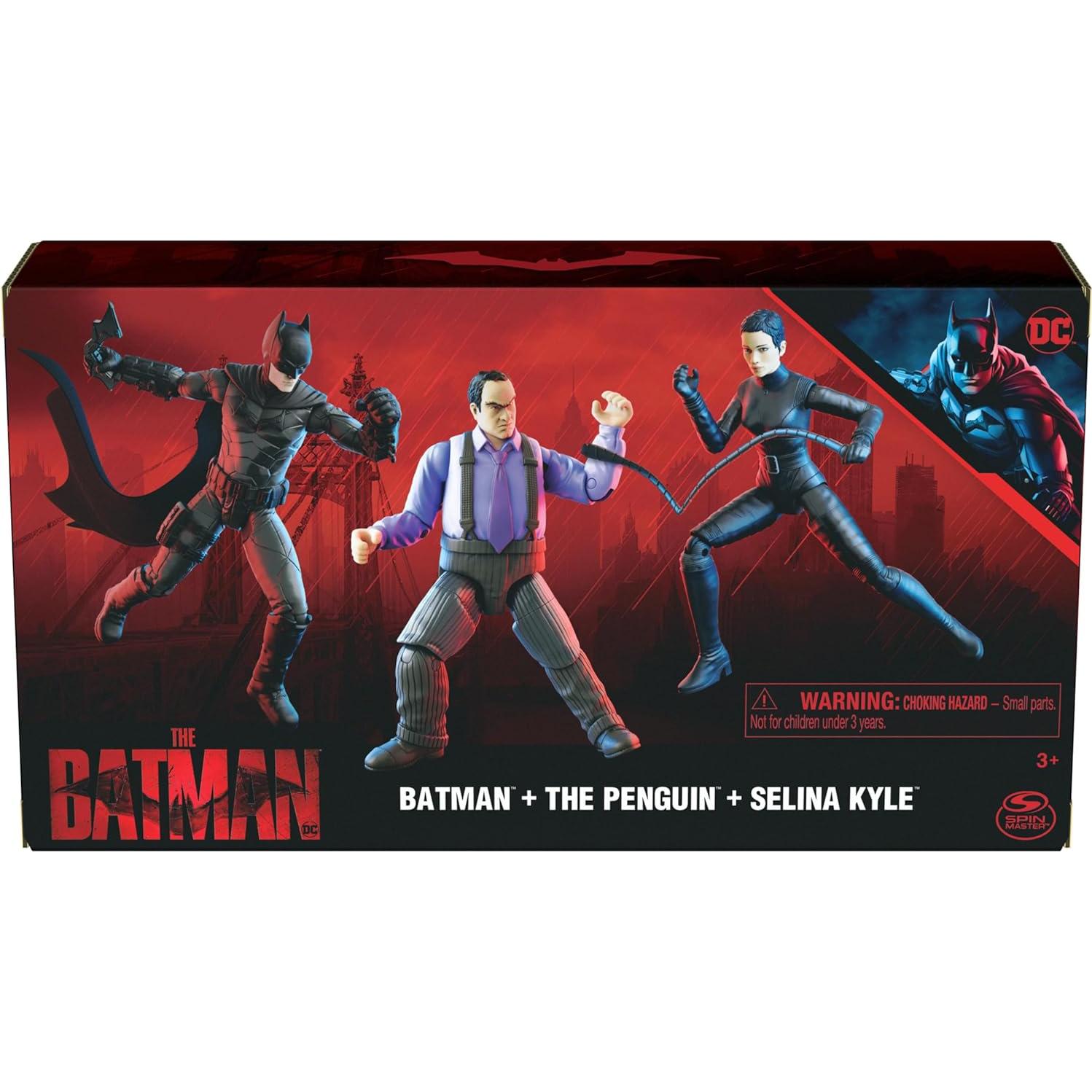 Batman 3-Pack Spin Master 3 Figuras 10 cm y Accesorios