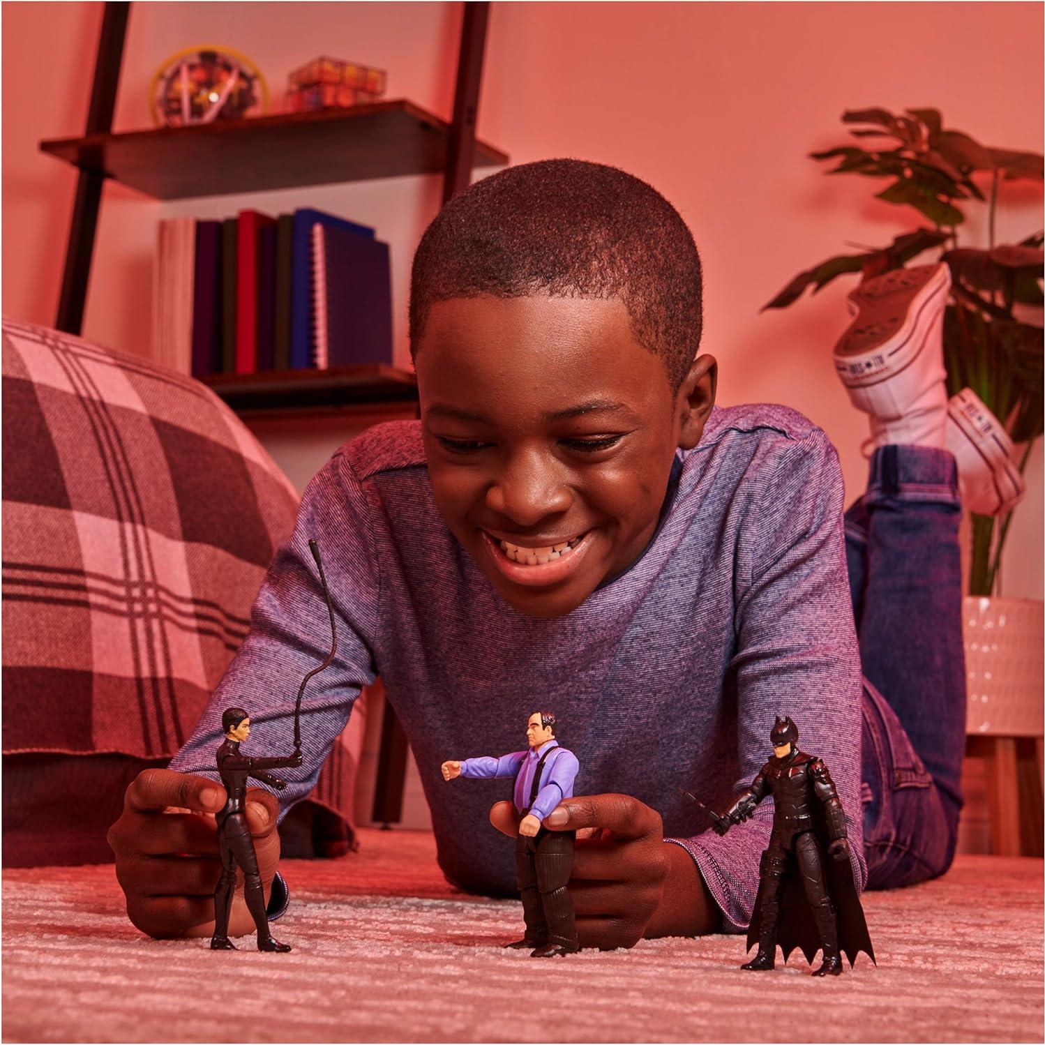 Batman 3-Pack Spin Master 3 Figuras 10 cm y Accesorios