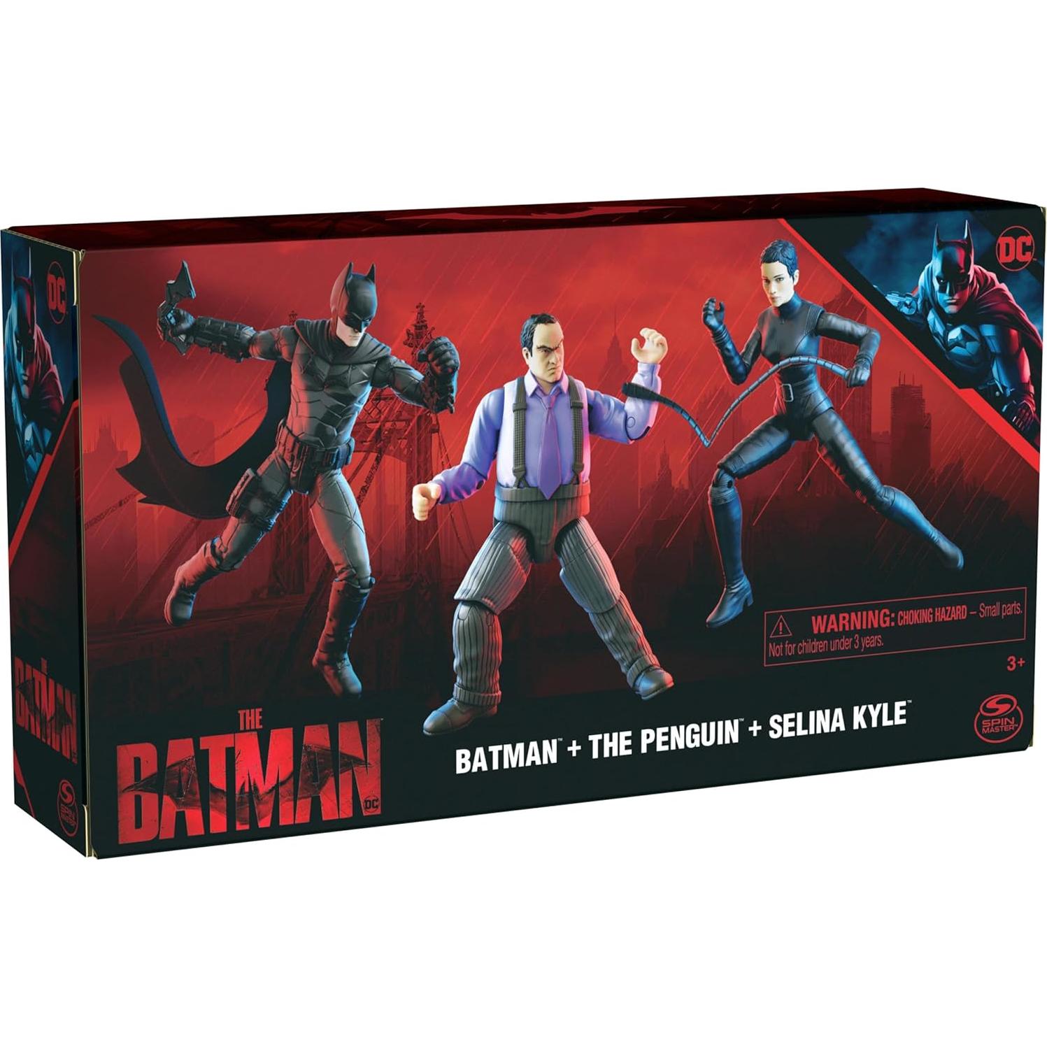 Batman 3-Pack Spin Master 3 Figuras 10 cm y Accesorios