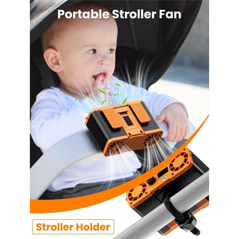 Ventilador Portátil Tenlox de Cintura 20000RPM USB Recargable