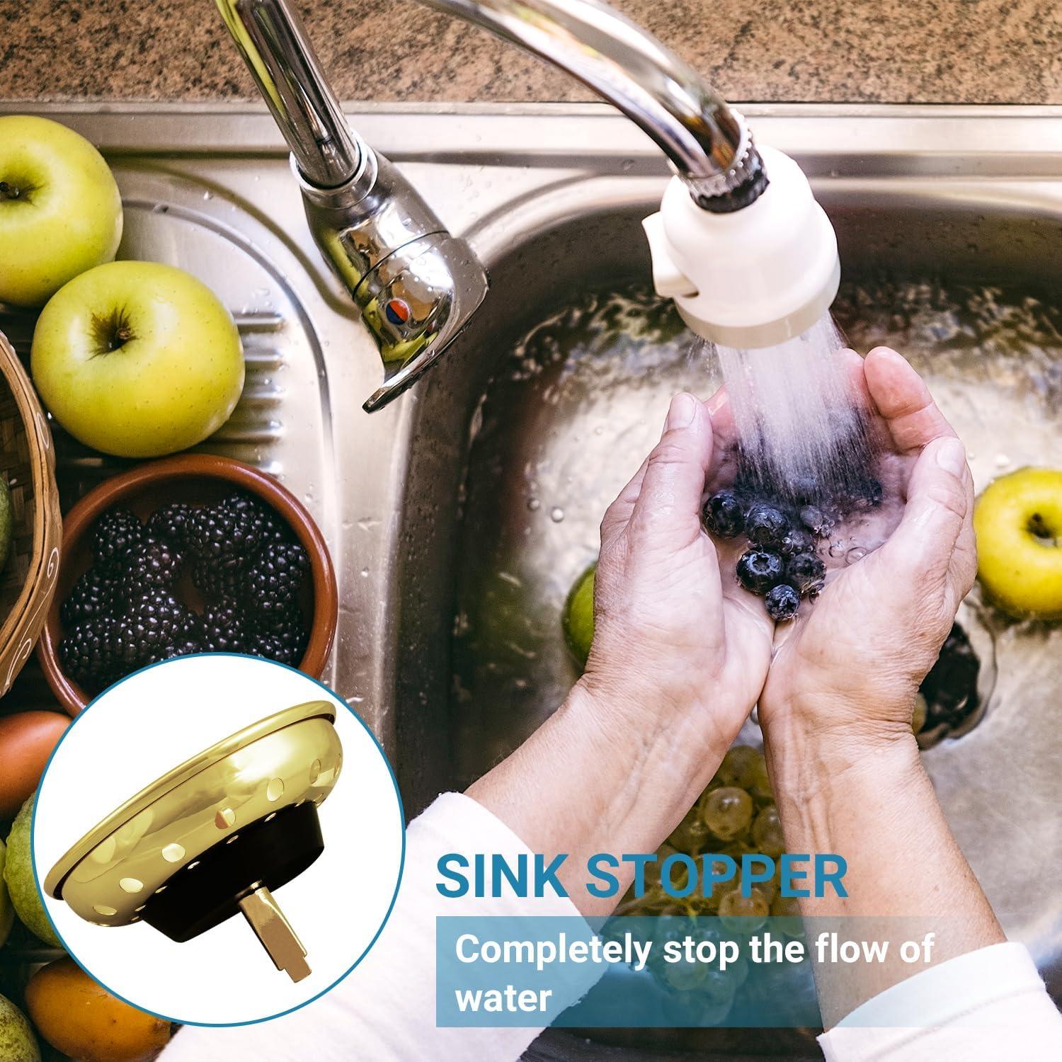 Filtro de Drenaje KONE Acero Inoxidable 8 cm Tapón Universal