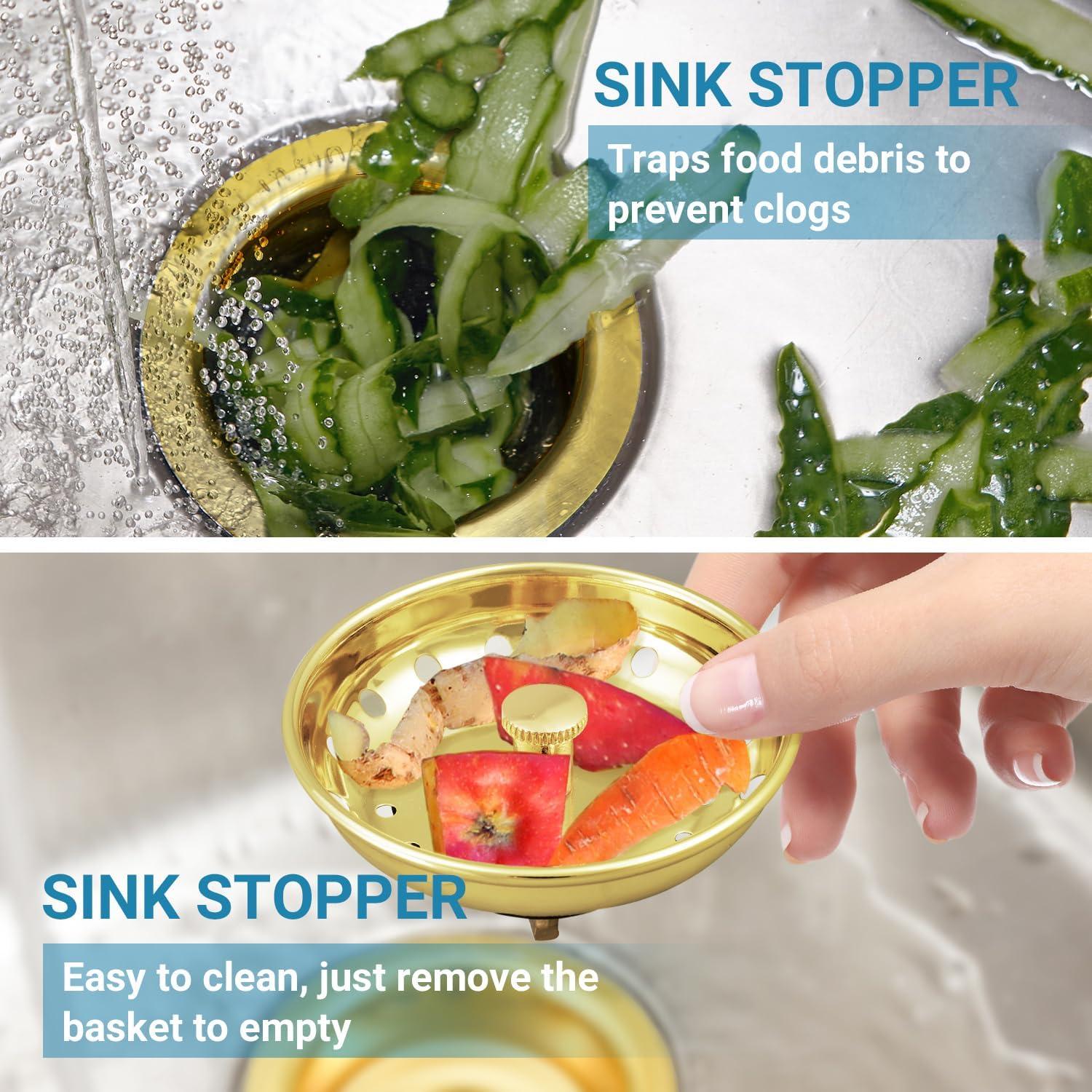 Filtro de Drenaje KONE Acero Inoxidable 8 cm Tapón Universal