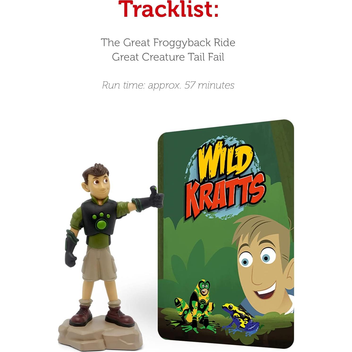Figurita de Audio Chris Wild Kratts - Juguete Educativo