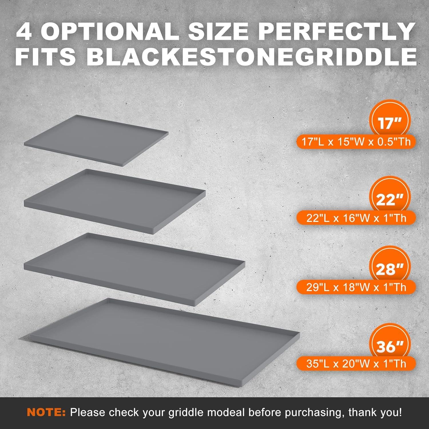 Tapete Protector MUUPEG para Griddle Blackstone 43 cm Silicona