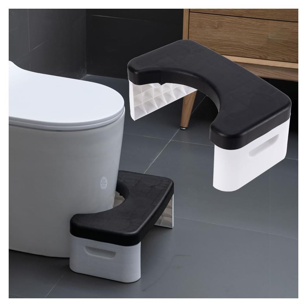 Escalón de Inodoro Plegable Coldchill 17.78 cm Negro