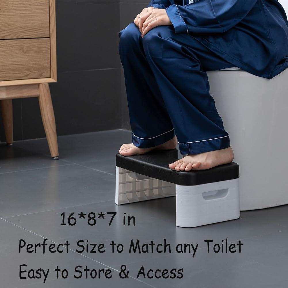 Escalón de Inodoro Plegable Coldchill 17.78 cm Negro