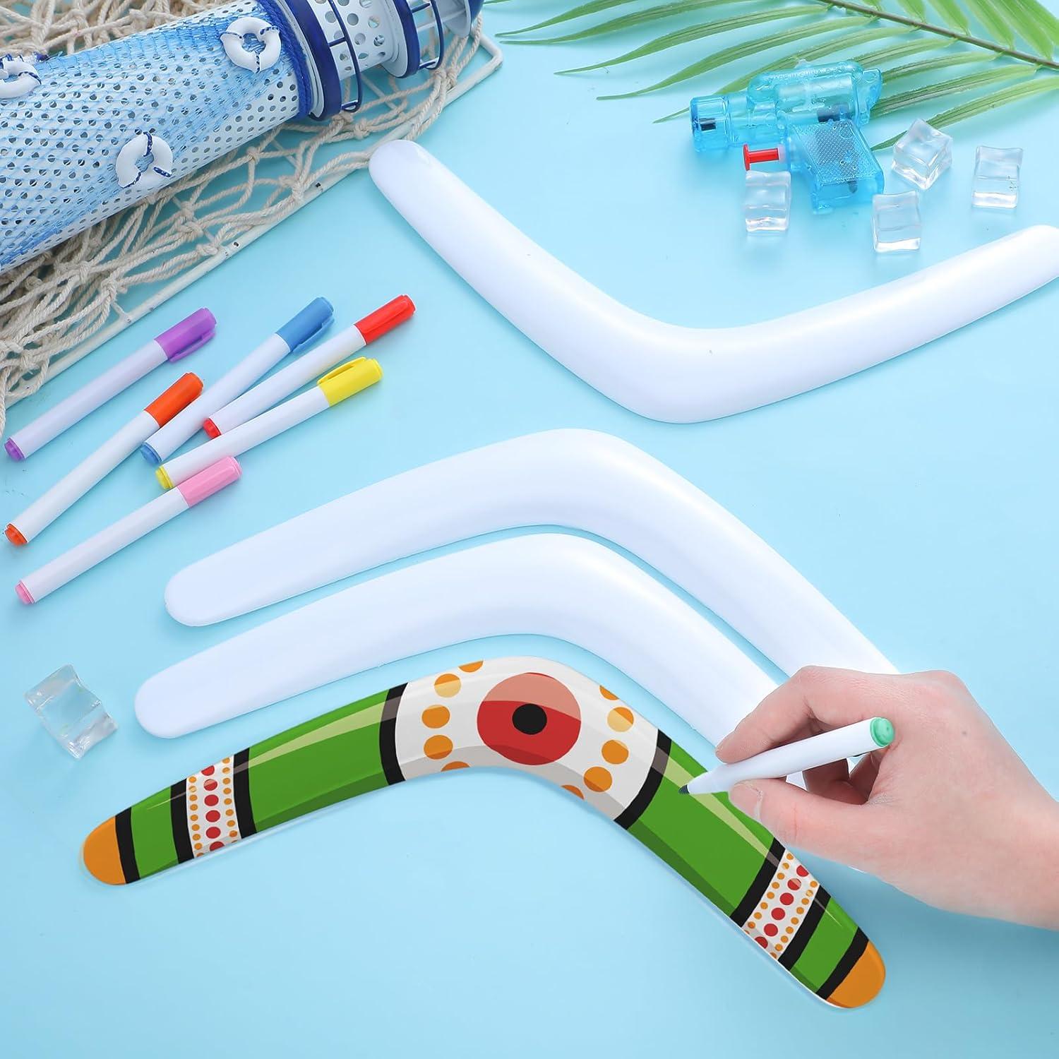 24 Boomerangs DIY JellyArch + Marcadores para Colorear