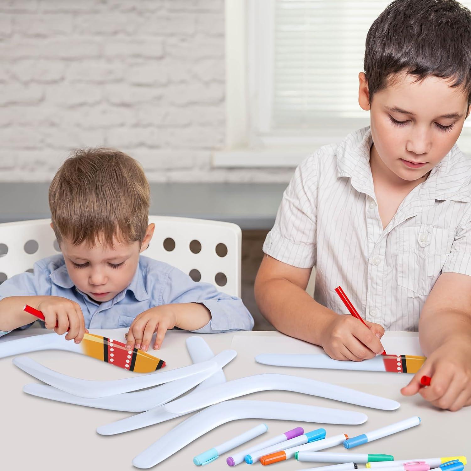 24 Boomerangs DIY JellyArch + Marcadores para Colorear