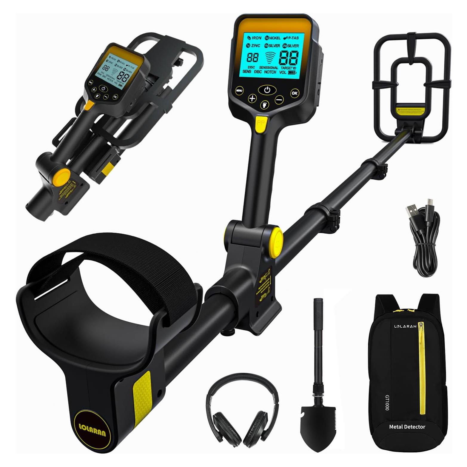 Detector de Metales LOLARAN GT1000 Plegable Impermeable