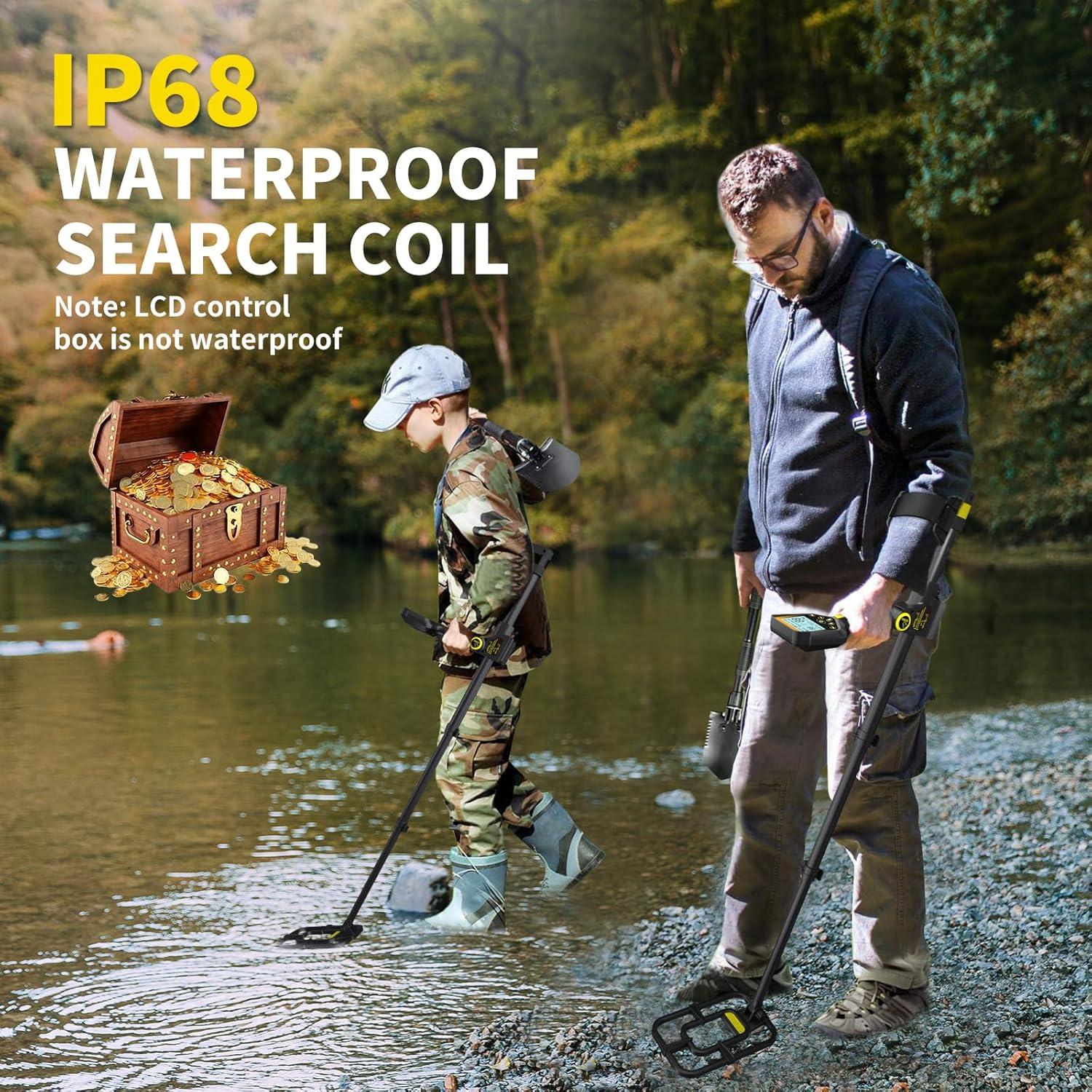 Detector de Metales LOLARAN GT1000 Plegable Impermeable