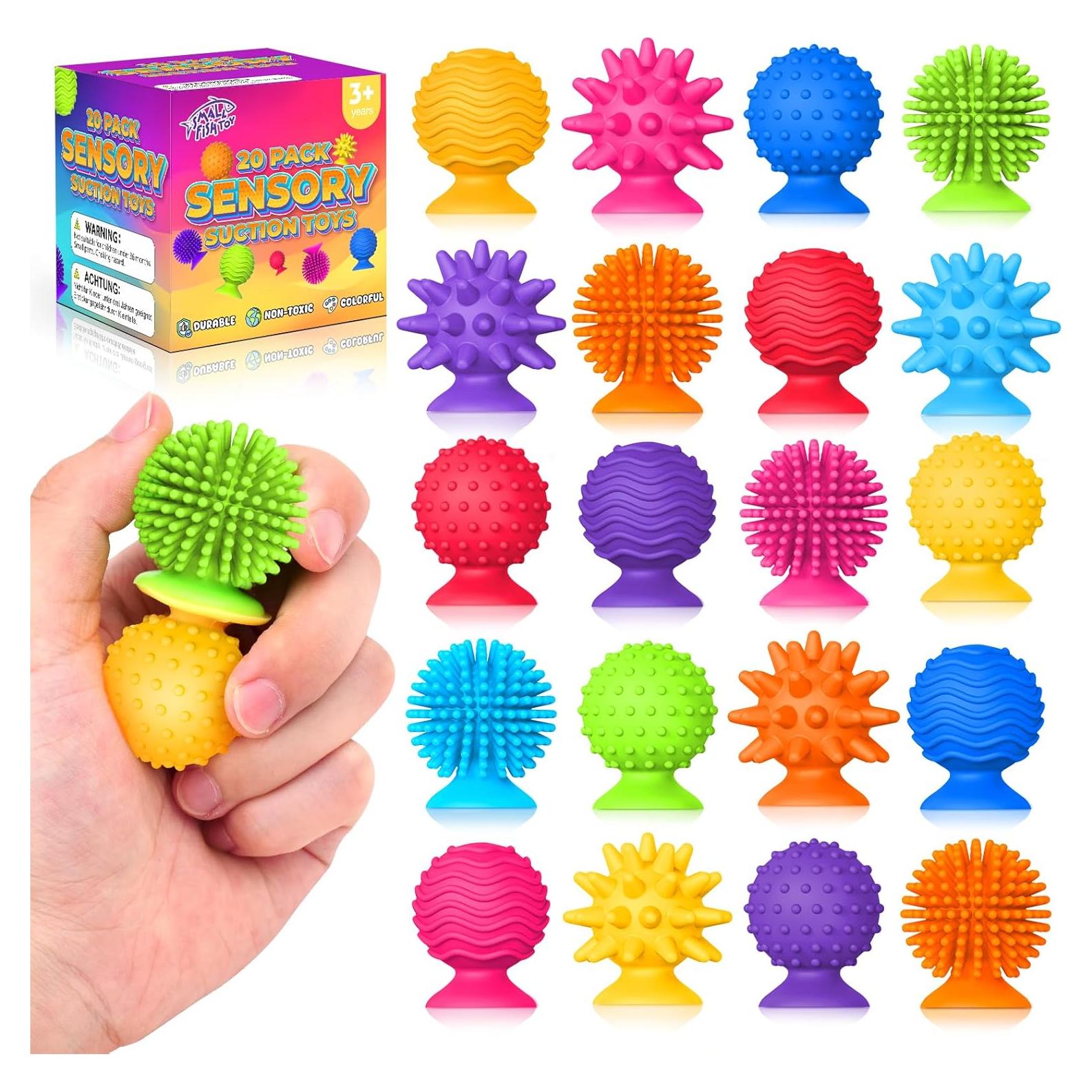 Juguetes Sensoriales Antiestrés 20 Piezas para Niños y Adultos