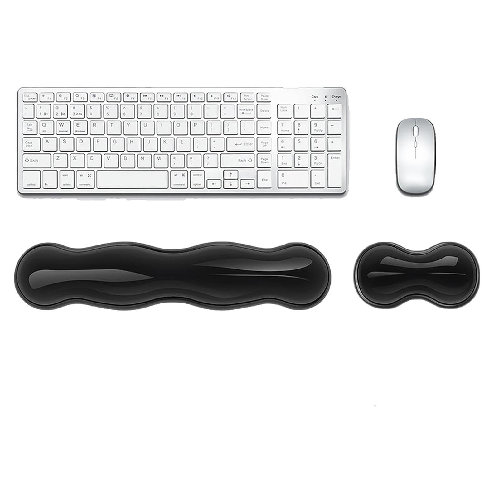 Reposamuñecas ergonómico de gel ZYooooooY para teclado y ratón