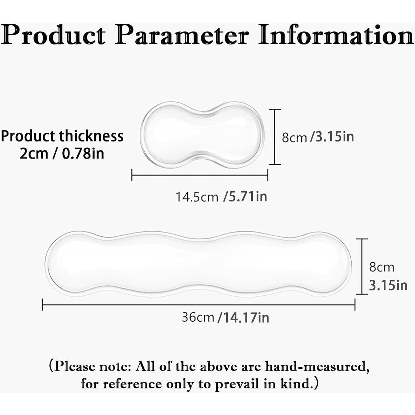 Reposamuñecas ergonómico de gel ZYooooooY para teclado y ratón