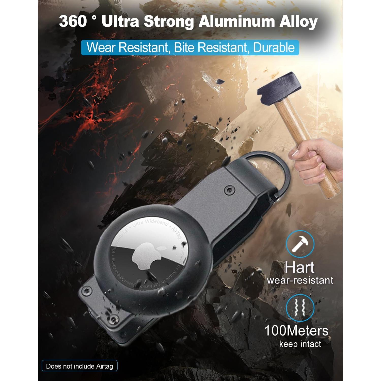 Soporte de Metal SCALLOP para Airtag - Organizador de Llaves