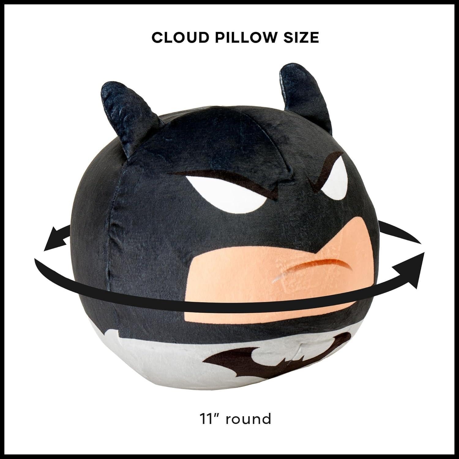 Almohada Nube Noroeste Batman Gris 27.94 cm Decorativa