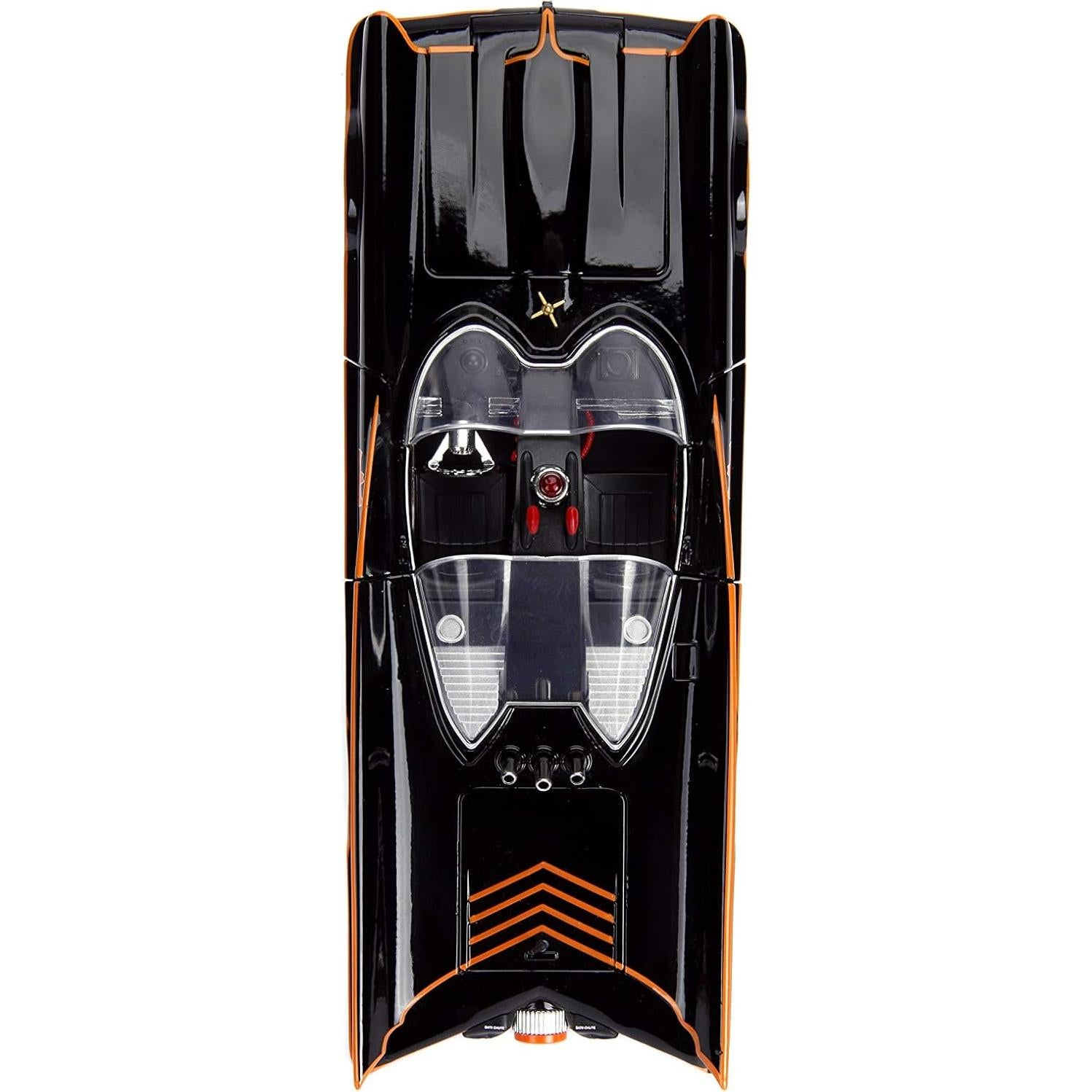 Batmóvil Jada 98625 1:18 Metal con Figuras Batman y Robin