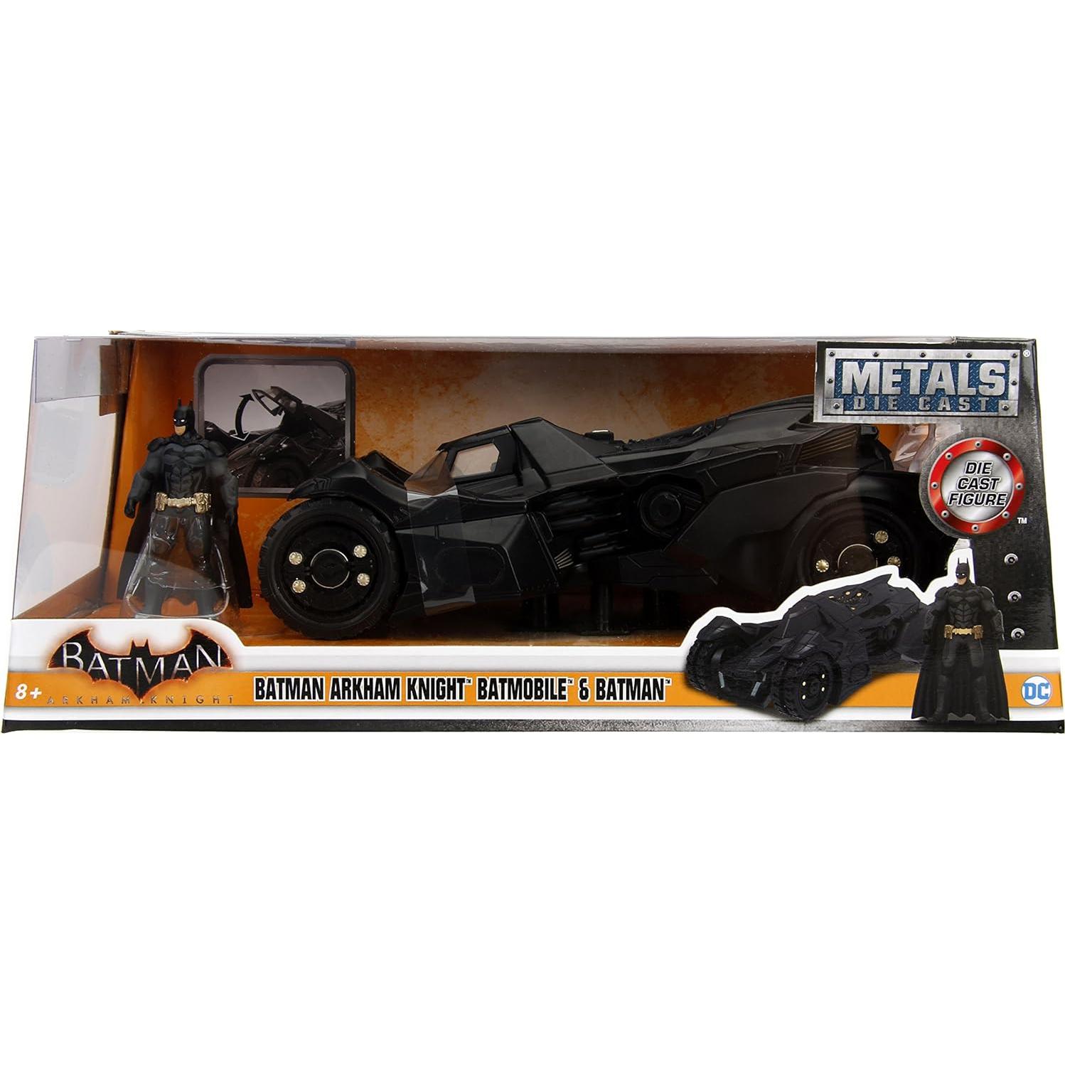 Batmobile Arkham Knight NIXEU 1:24 Metal Fundido con Figura