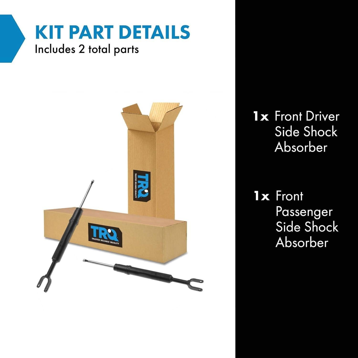Amortiguadores Frontales TRQ SBA60411 para Audi A4 2000-2008