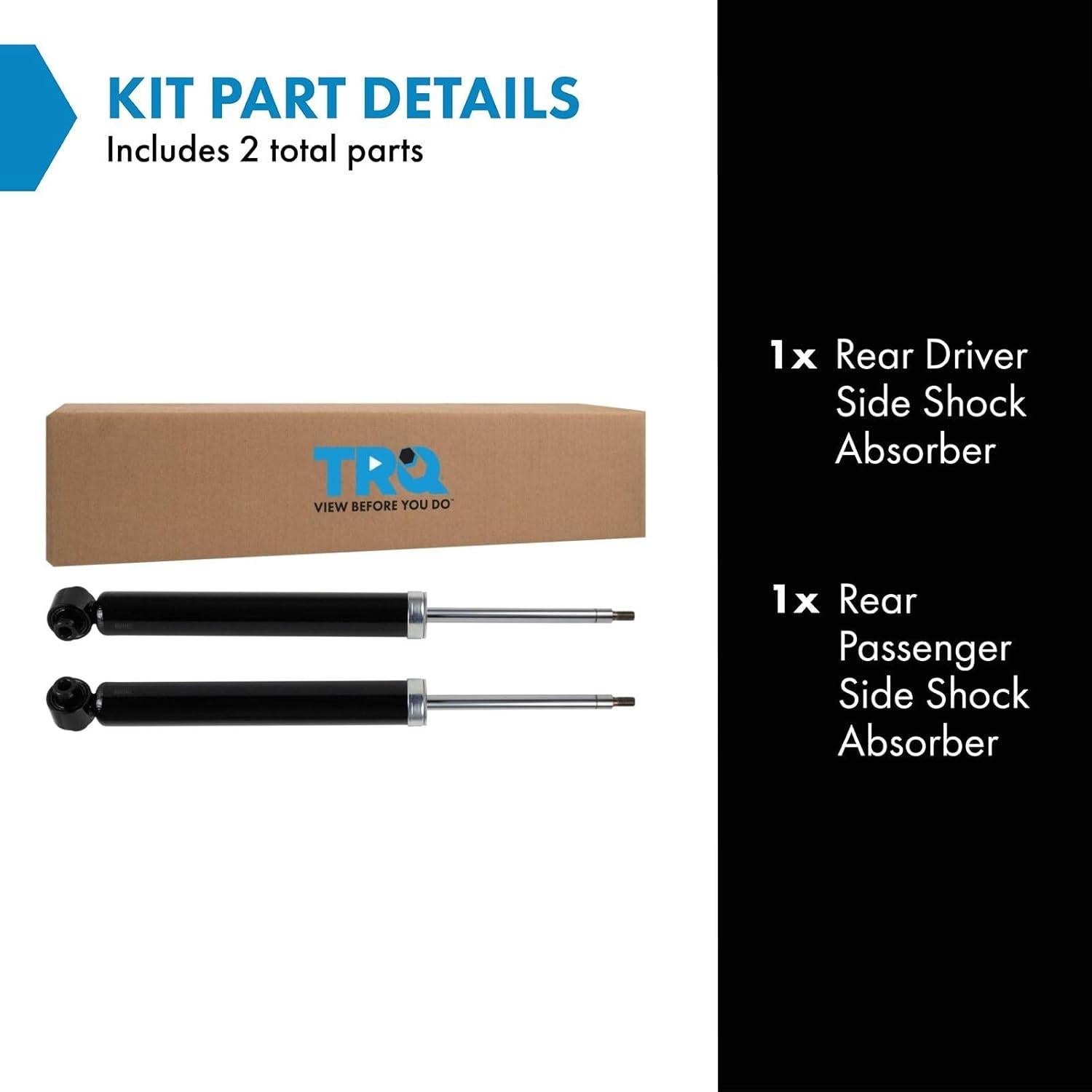Amortiguadores TRQ Traseros 2 Piezas para BMW F30 F32