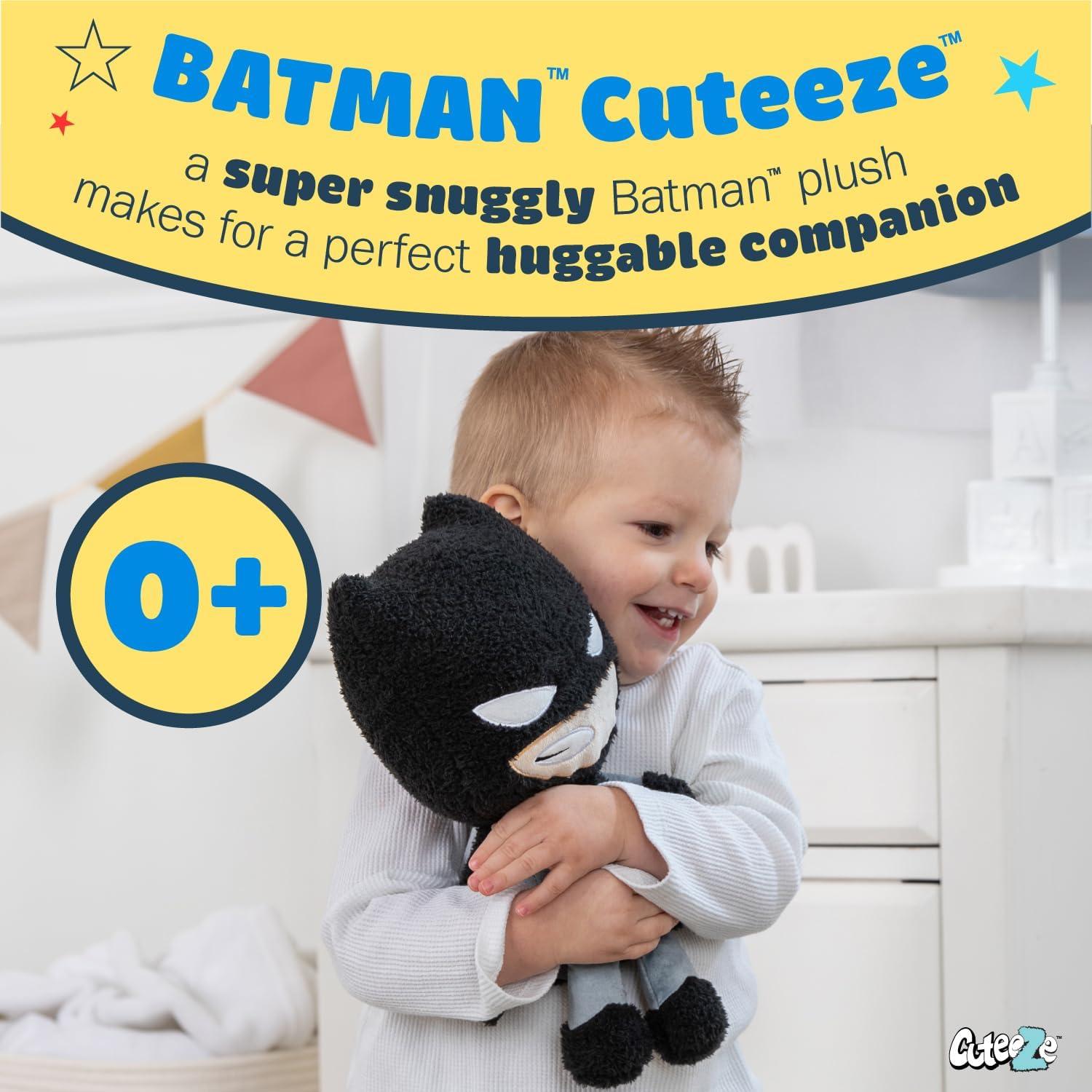 Peluche Batman Cuteeze Kids Preferred 30 cm Suave y Divertido