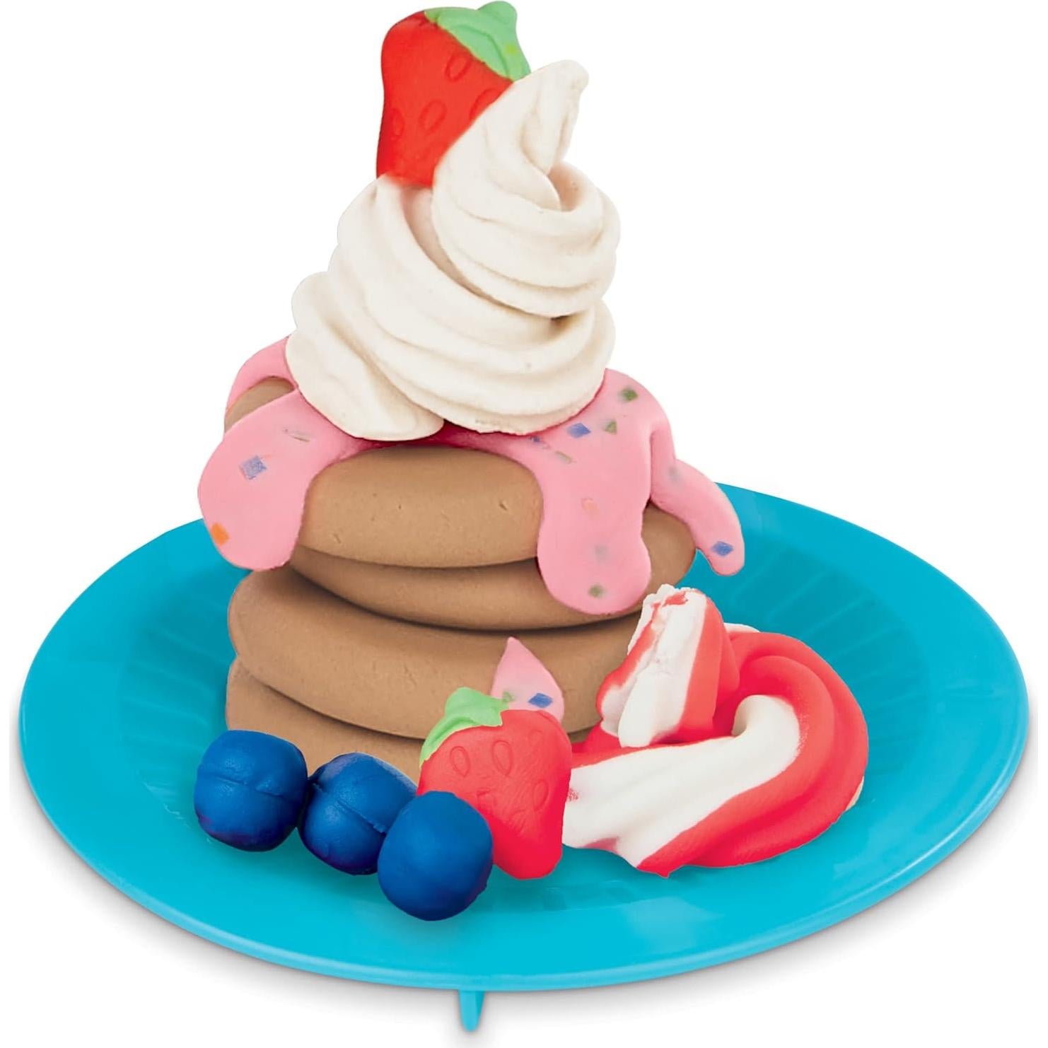 Play-Doh Juego de Café de Mañana con 8 Colores y Tapete