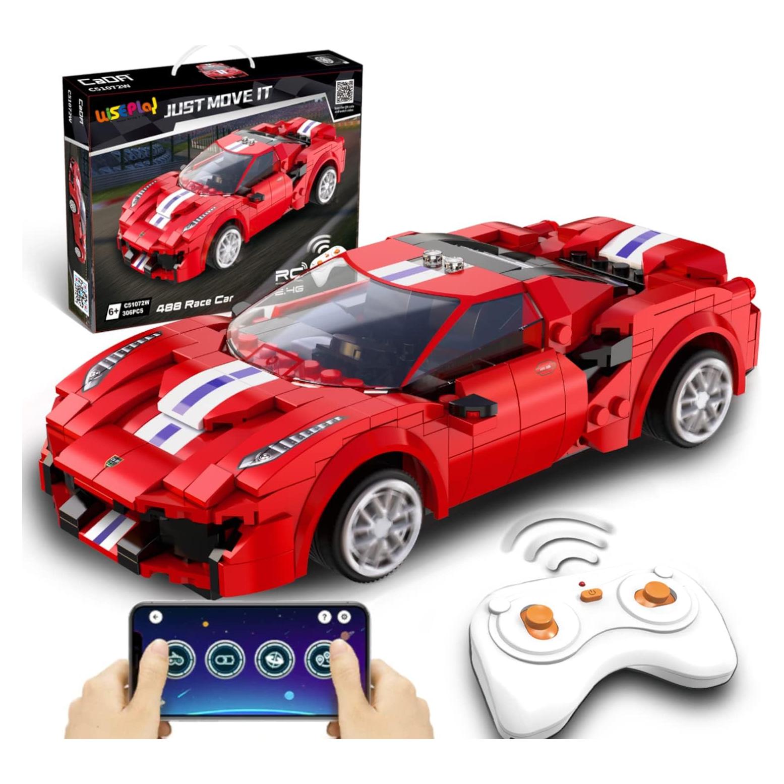WISEPLAY Set de Bloques de Construcción Coche RC 306 Piezas