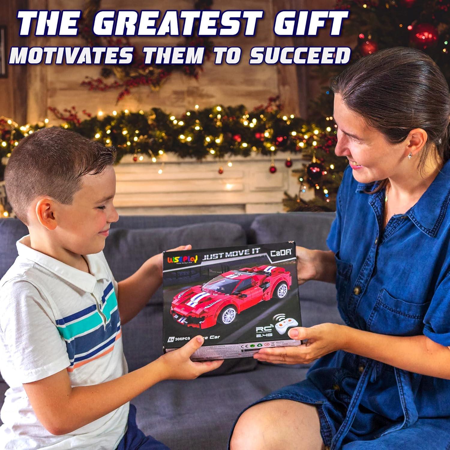 WISEPLAY Set de Bloques de Construcción Coche RC 306 Piezas