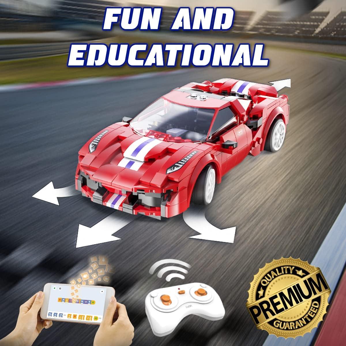 WISEPLAY Set de Bloques de Construcción Coche RC 306 Piezas