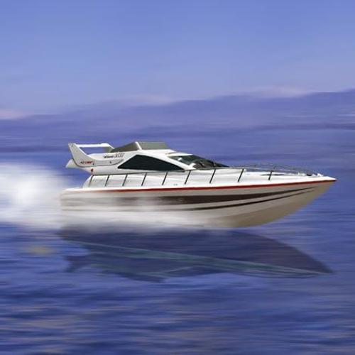 Barco de Control Remoto POCO DIVO Atlántico 71 cm Azul