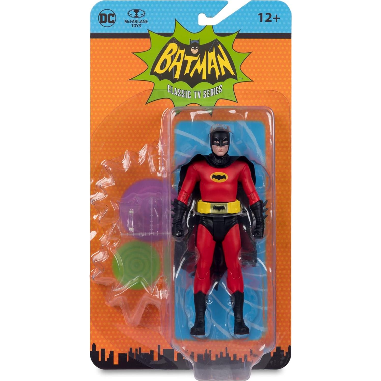 Figura de acción retro Batman McFarlane 15 cm con accesorios