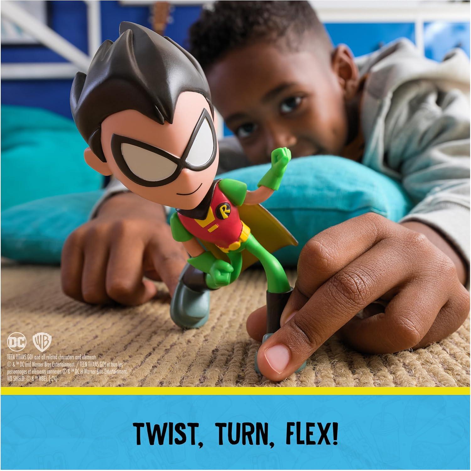 Figura de Acción Twisty Titans Robin - Juguete para Niños