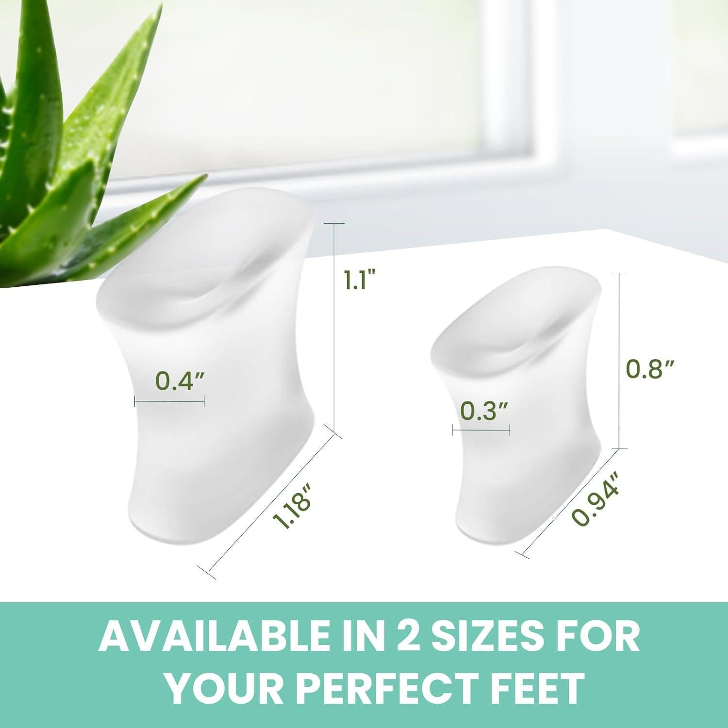 Separadores de Dedos de Gel Welnove - Paquete de 16 Unidades