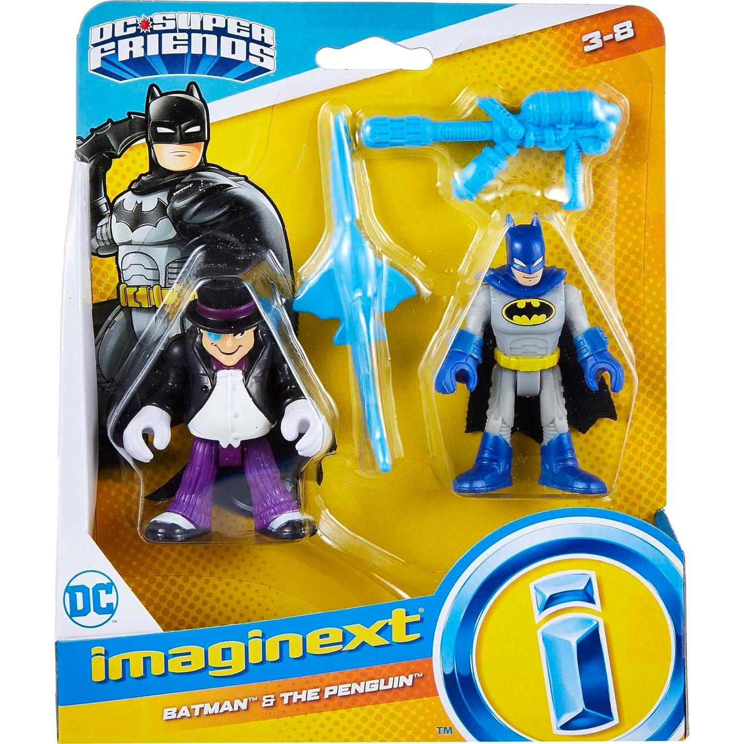 Set de Figuras Batman y El Pingüino Fisher-Price Imaginext