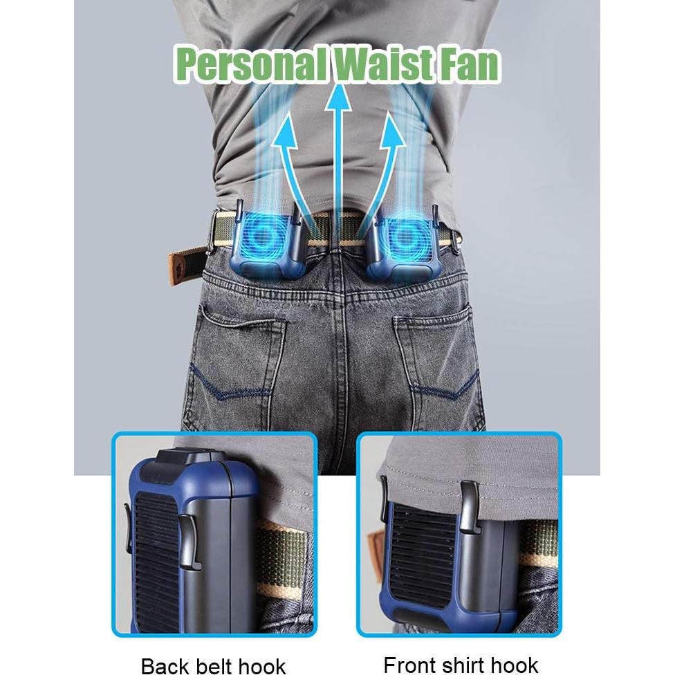 Ventilador Personal Portátil Normia Rita Azul 7000 RPM 3 Velocidades