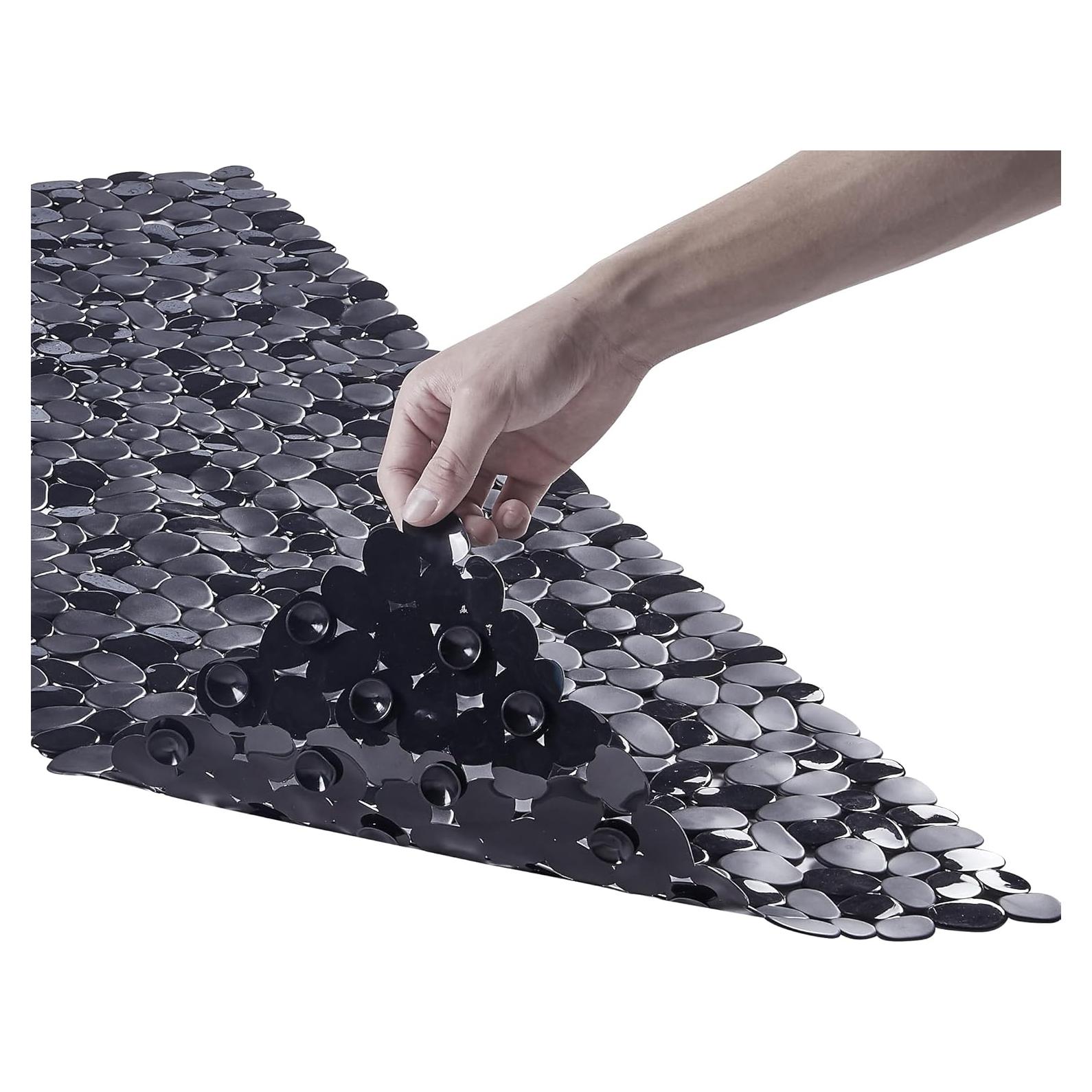 Alfombra de Ducha Antideslizante Webos 101.6x40.6cm Negra