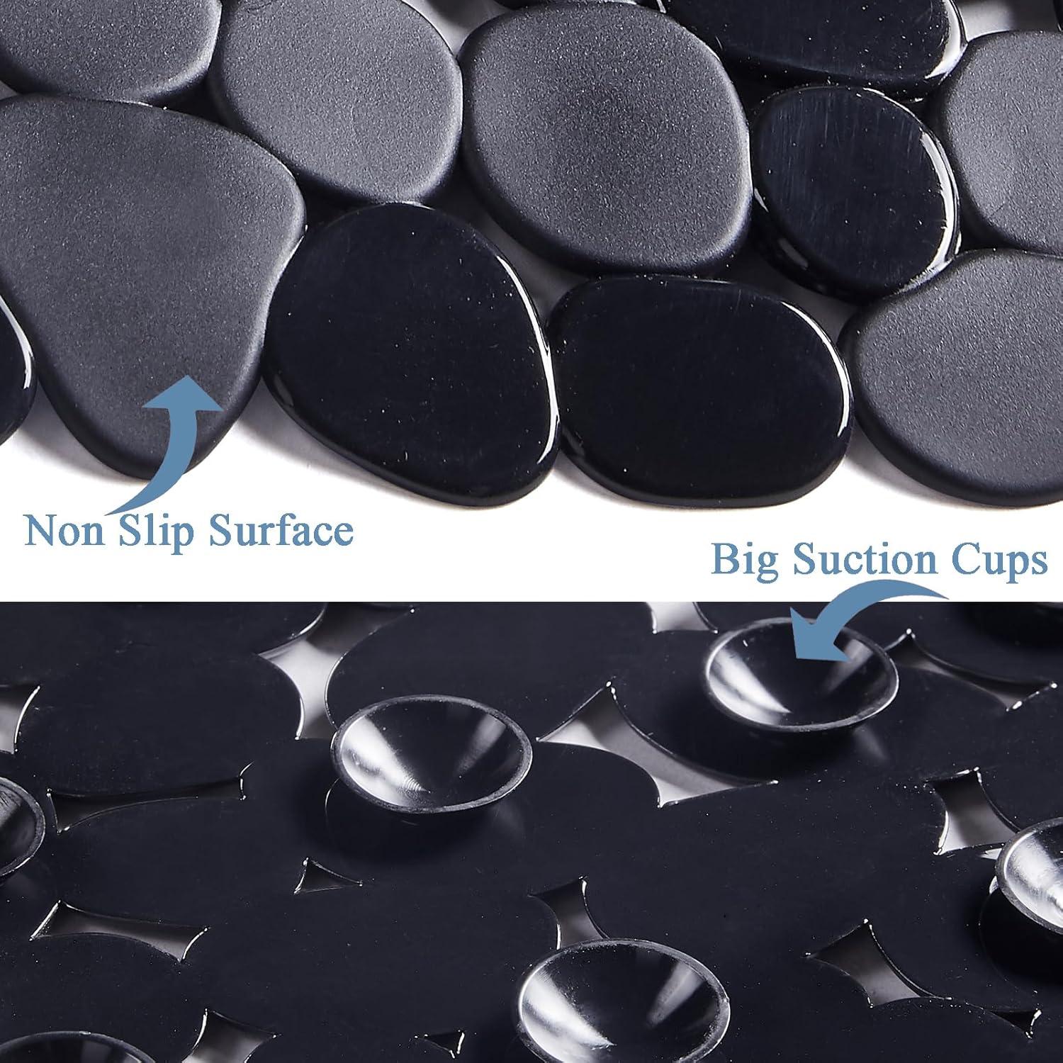 Alfombra de Ducha Antideslizante Webos 101.6x40.6cm Negra