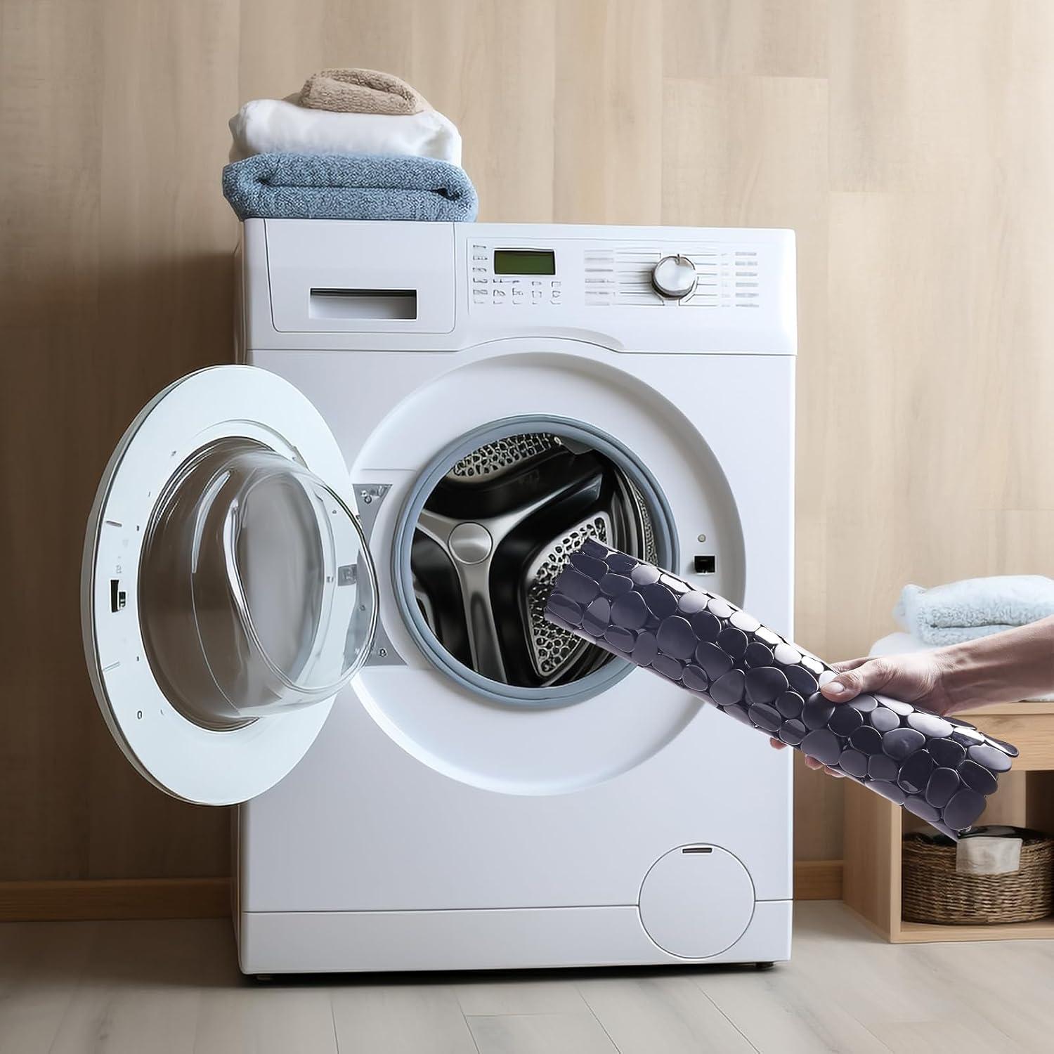 Alfombra de Ducha Antideslizante Webos 101.6x40.6cm Negra