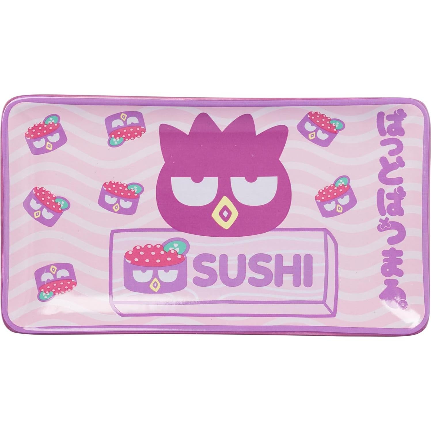 Conjunto de Sushi Cerámica Badtz Maru Sanrio 3 Piezas