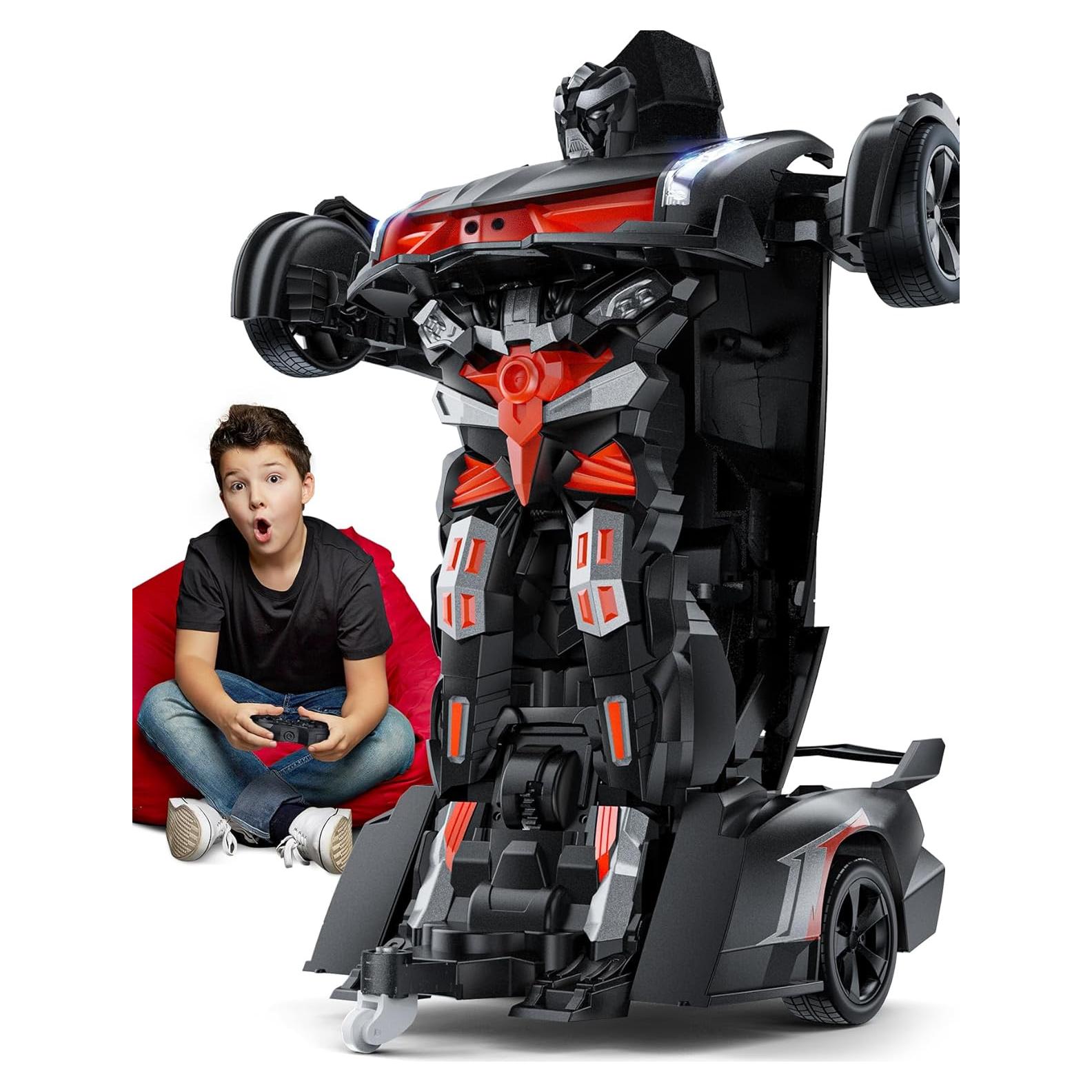 Coche RC Robot Transformable Veeniix V992 2 en 1 con Luz