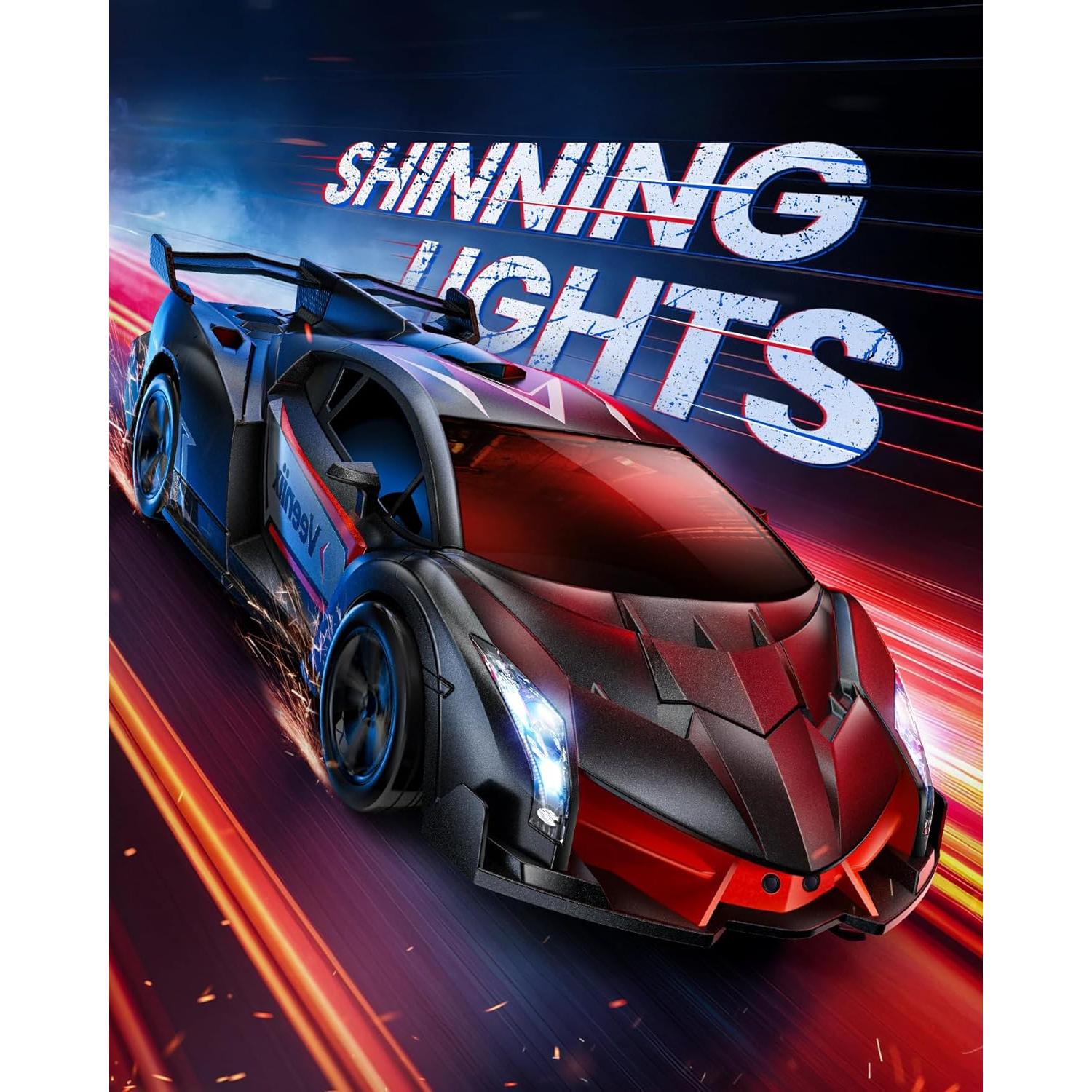 Coche RC Robot Transformable Veeniix V992 2 en 1 con Luz