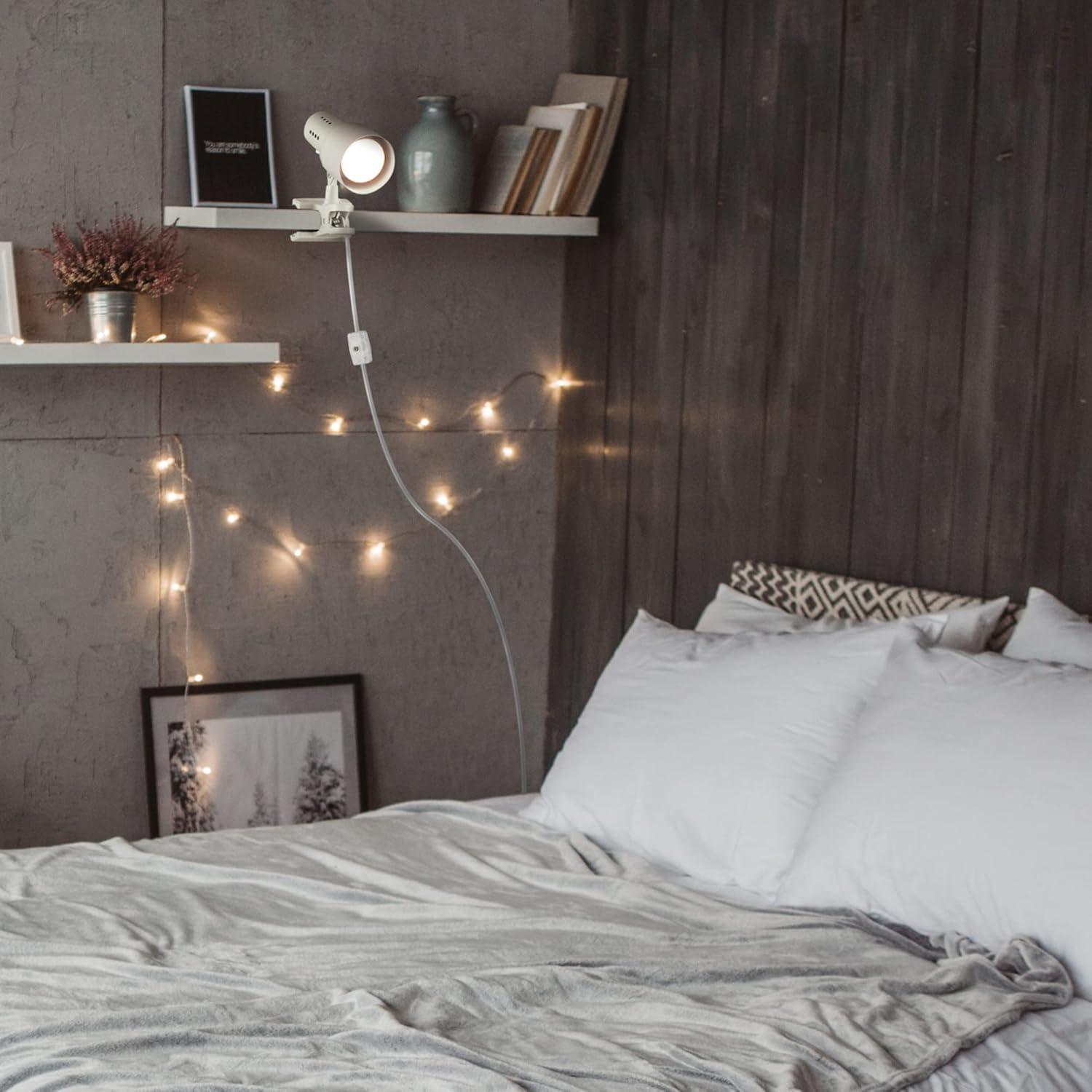 Lámpara de Escritorio Clip-Arm Globe Electric 30293 Gris Claro