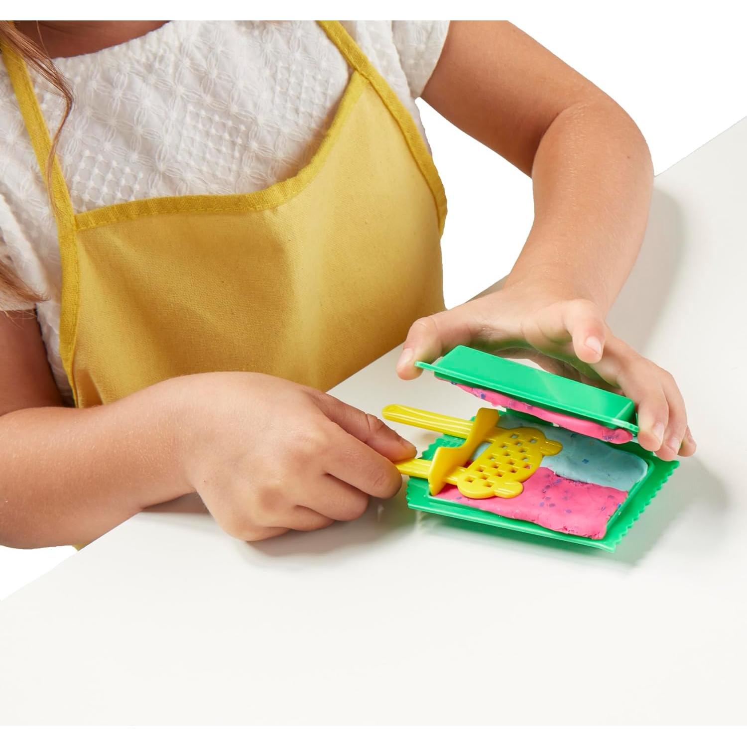 Juego de Fiesta de Helados Play-Doh 22 Herramientas 6 Colores