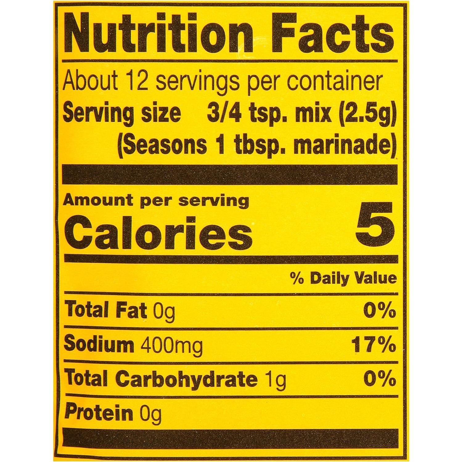 Marinada Ablandadora de Carne Adolph's 28.35 g - Sazonador Original