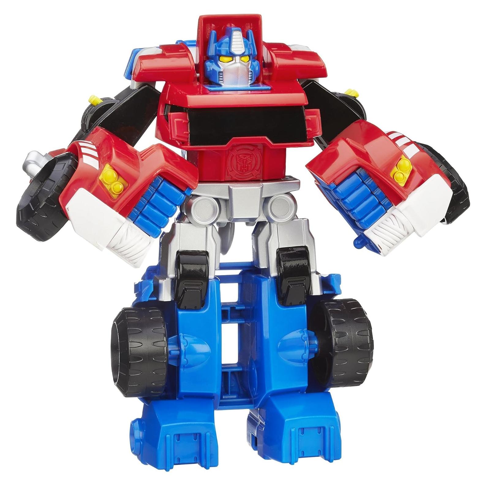 Playskool Heroes Rescue Bots Optimus Prime, 4.5-Inch Action Figure, Kids Converting Robot Toy, Ages 3+ (Amazon Exclusive)