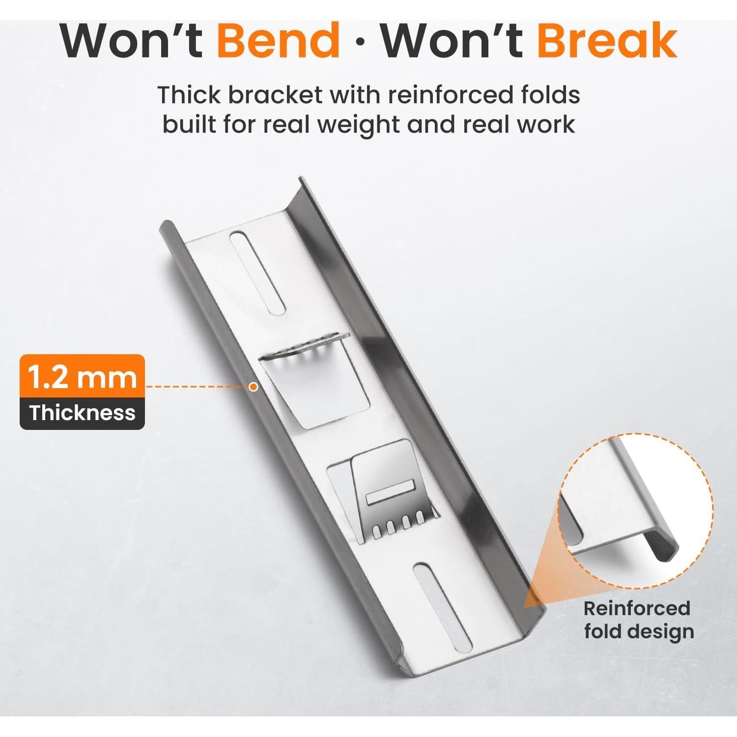 Kits de Montaje en Poste QILIPSU Acero Inoxidable 304 17.5x4.8cm