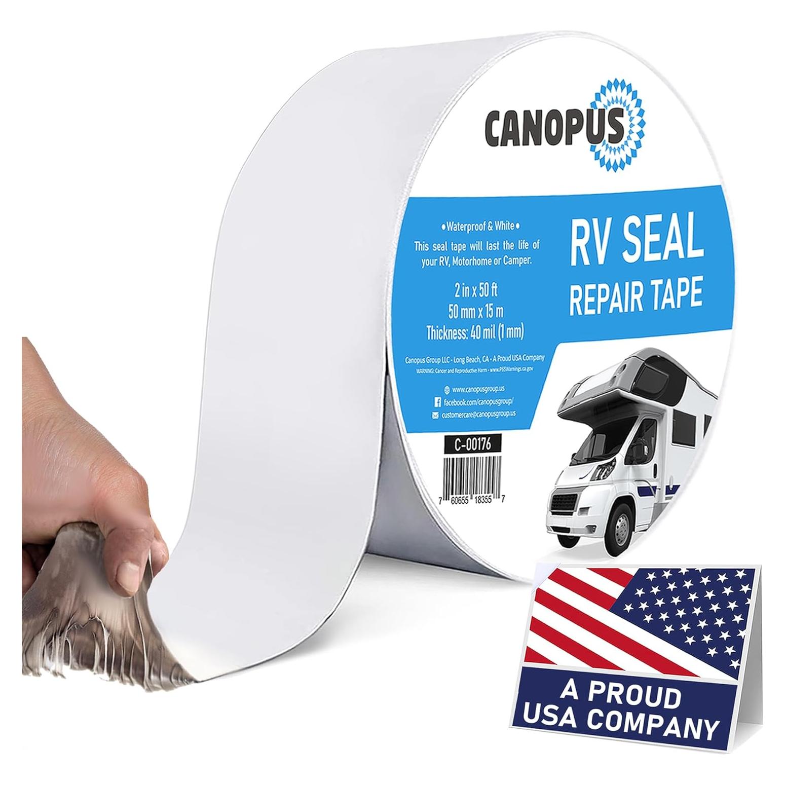 Cinta Selladora Impermeable CANOPUS 5 cm x 15 m para RV