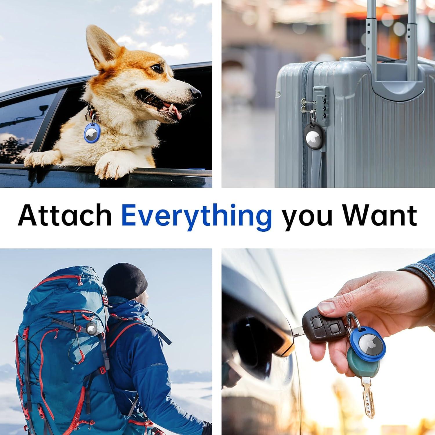 Funda Protectora Syncwire para AirTag - 4 Pack TPU Resistente