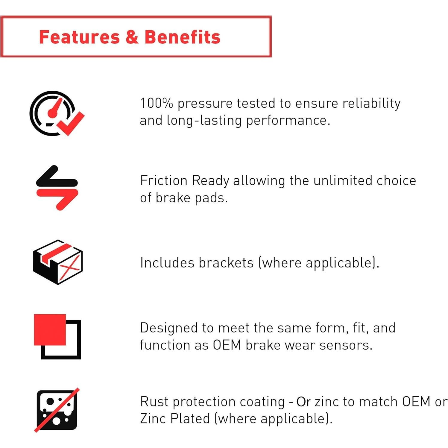 Caliper de freno delantero derecho Dynamic Friction 331-76216 para Toyota Yaris, Prius C, Scion iQ