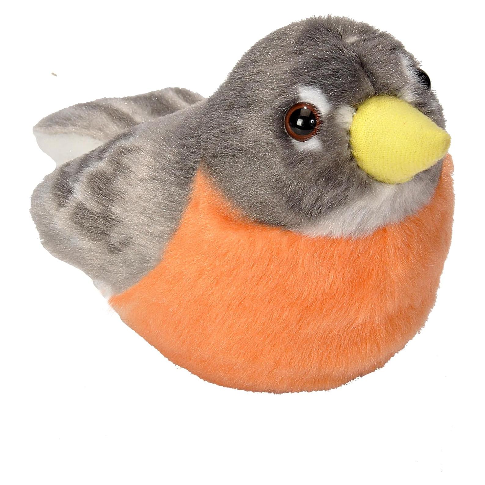 Peluche Mirlo Americano Wild Republic con Sonido Realista