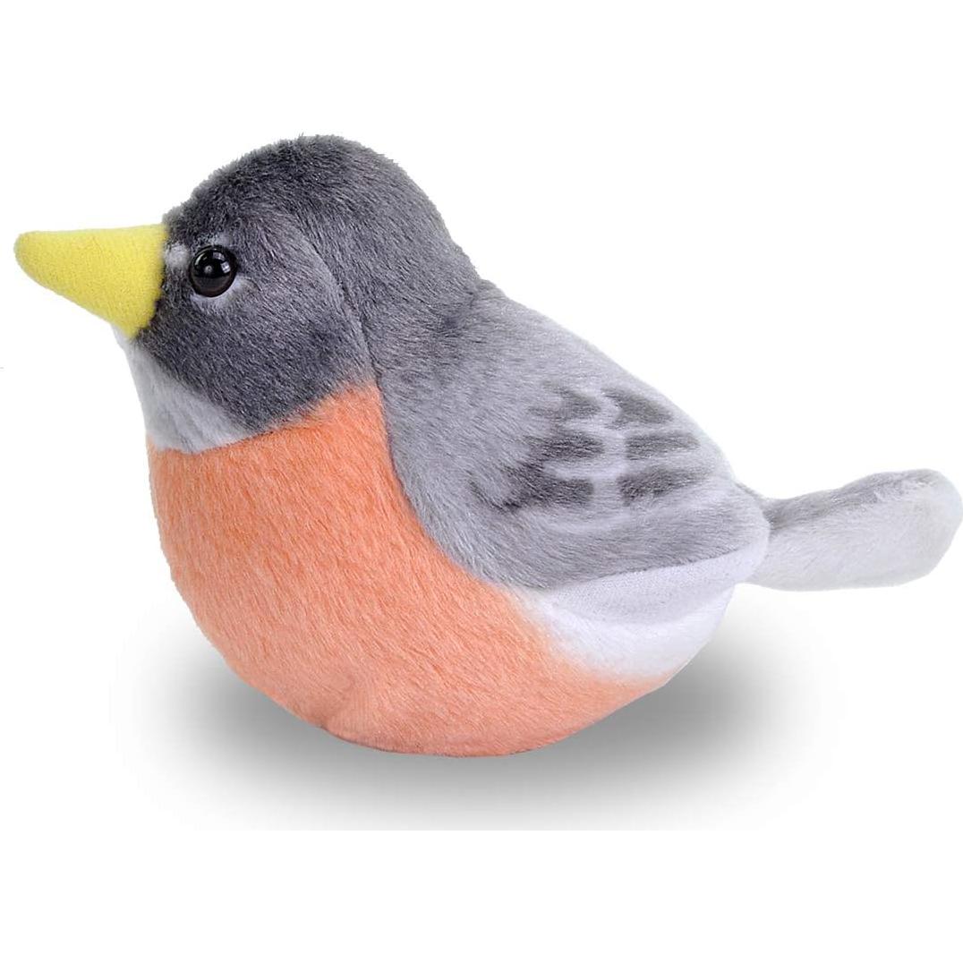 Peluche Mirlo Americano Wild Republic con Sonido Realista